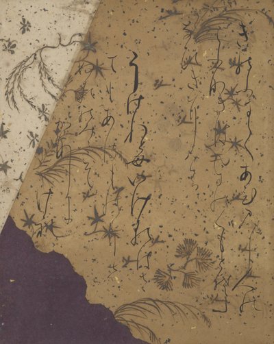 Page from the Ishiyama-gire by Unbekannt Unbekannt